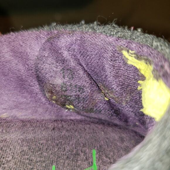 GUC, Girls Blowfish Gray Tweed style flats w/ metal toned button accents, Sz 13. - Picture 5 of 11